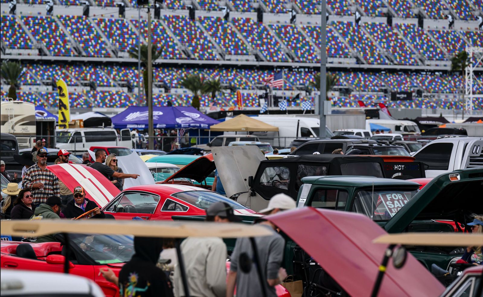 Daytona grandstands